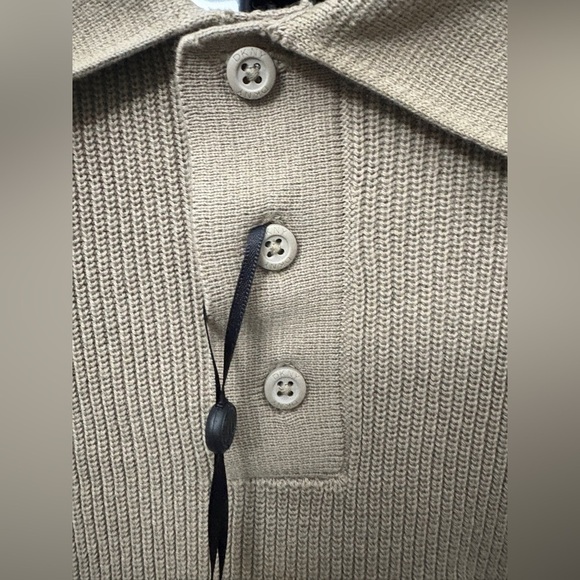DKNY Men's Polo Shirt in Classic Tan - Picture 4 of 10